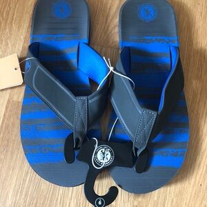 Blue and Gray Men's Sandals